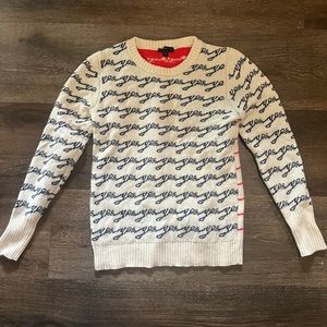 Jcrew knit sweater